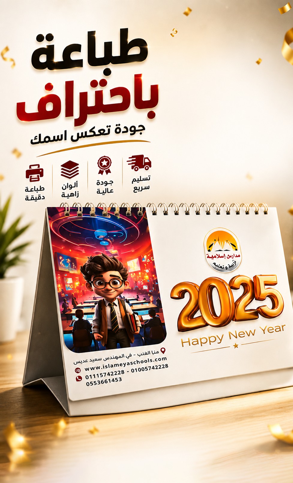 تقويم 2025 للمدارس الإسلامية الخاصة